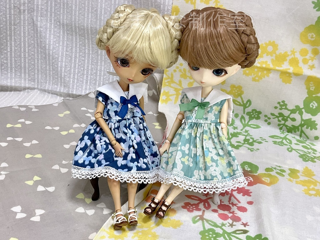 ハルモニアシリーズ向け 夏のノースリーブワンピース