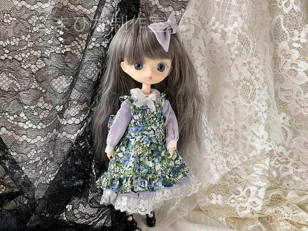 ハルモニアシリーズ向け ワンピース+エプロンセット