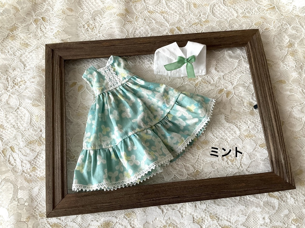 ハルモニアシリーズ向け　夏のノースリーブロングワンピース