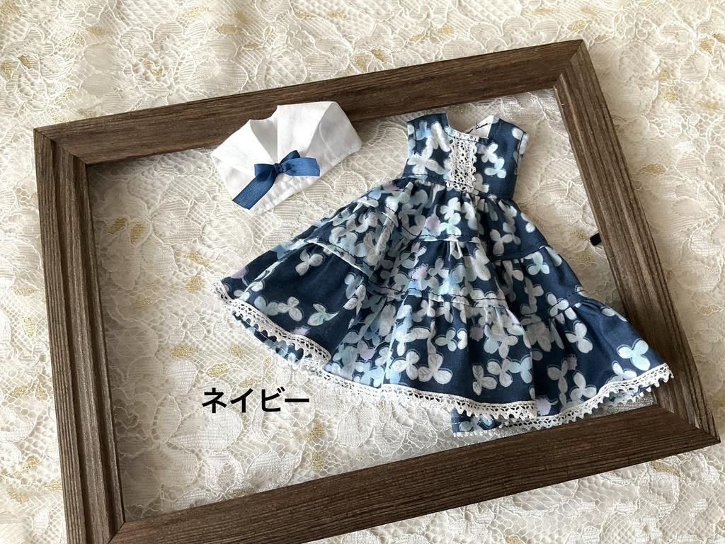 ハルモニアシリーズ向け　夏のノースリーブロングワンピース
