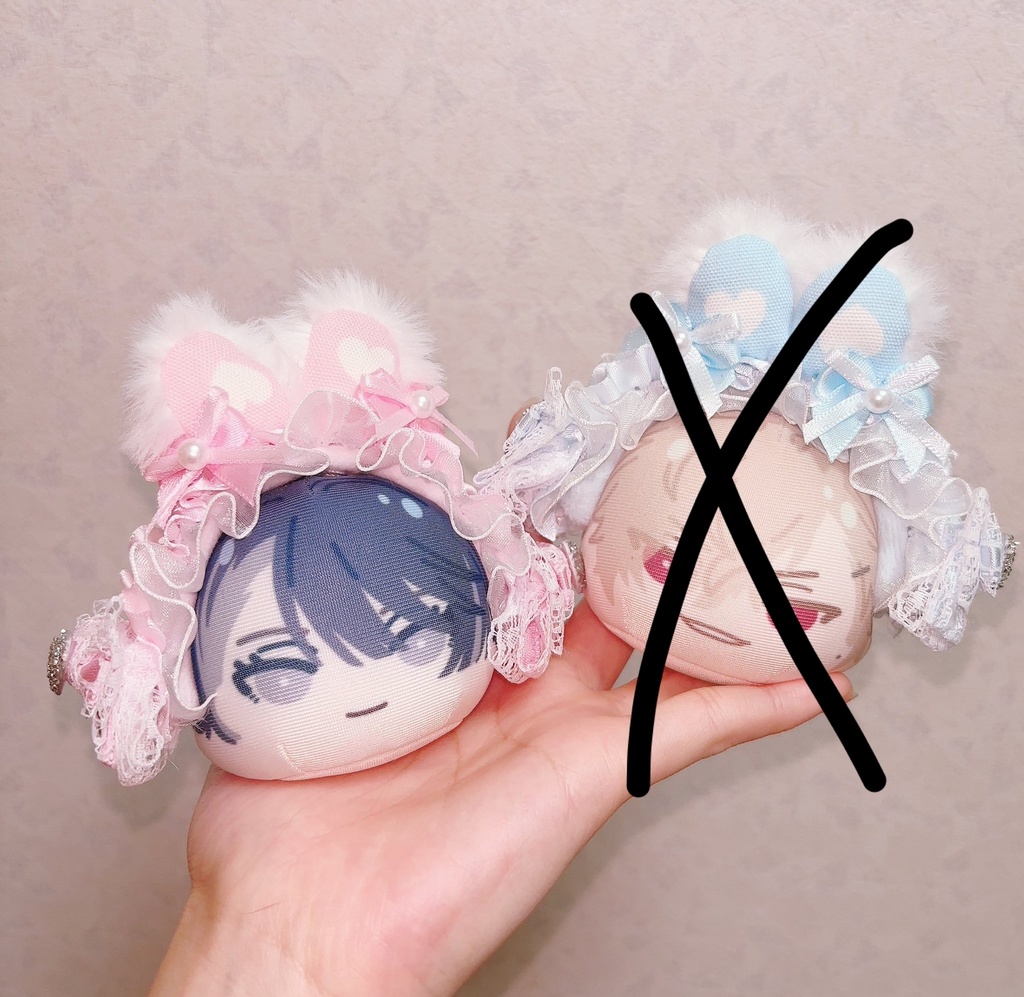 ミニカチューシャピンク