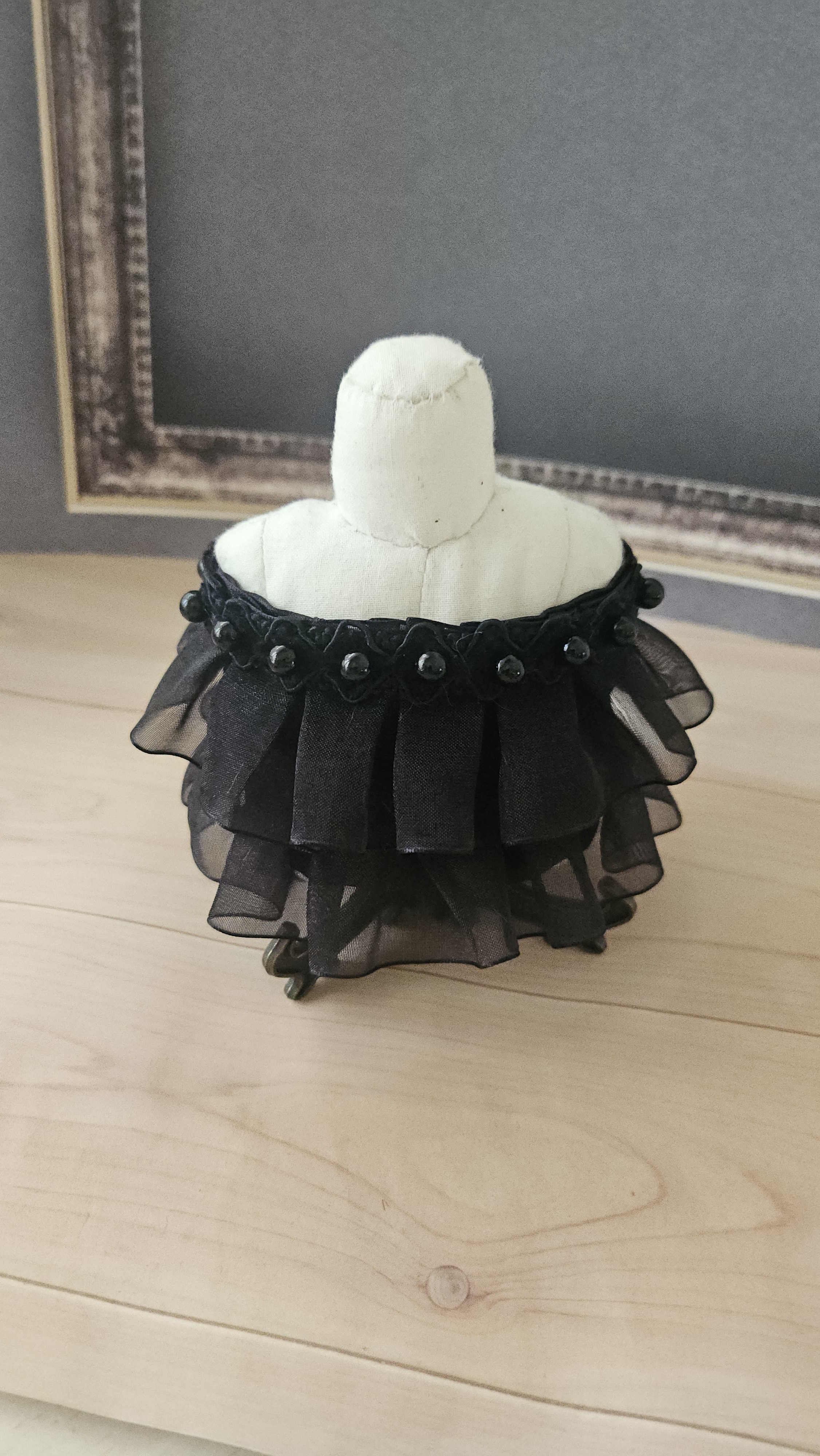 パールのドレス(黒) twill BOOTH