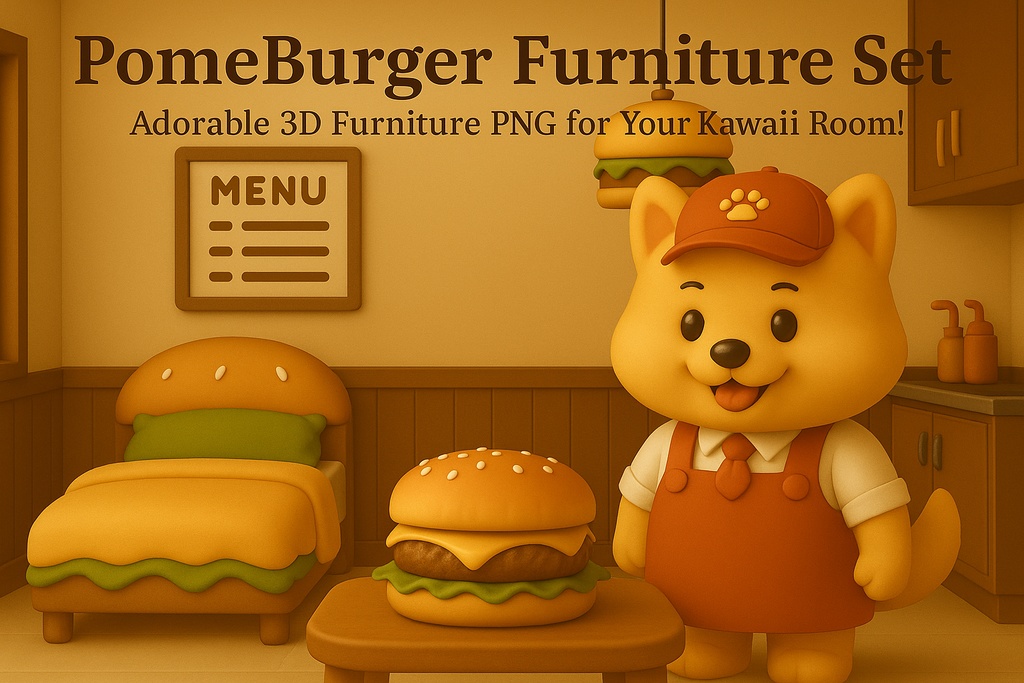 PomeBurger Vol.2|キッチン家具セット PomeBurger Vol.2|Burger Kitchen Furniture Set