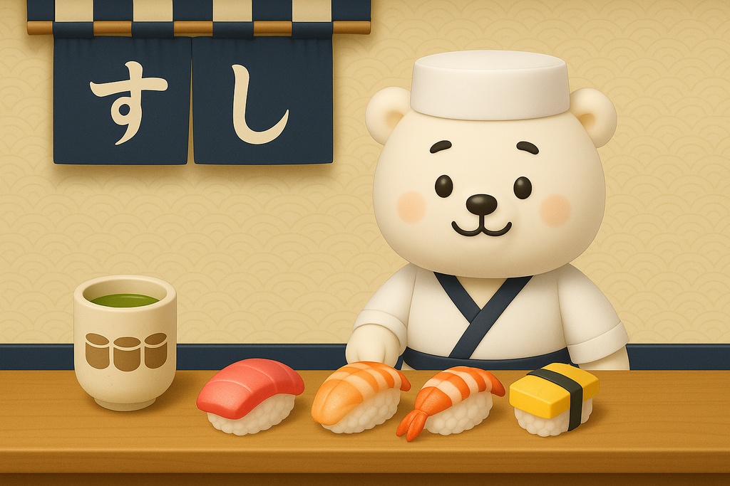 おすしやさん素材19点セット（SUSHI SELECTION）