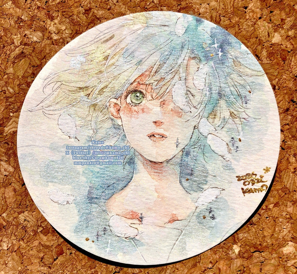 ［直径8.8cm原画］Silent Luck