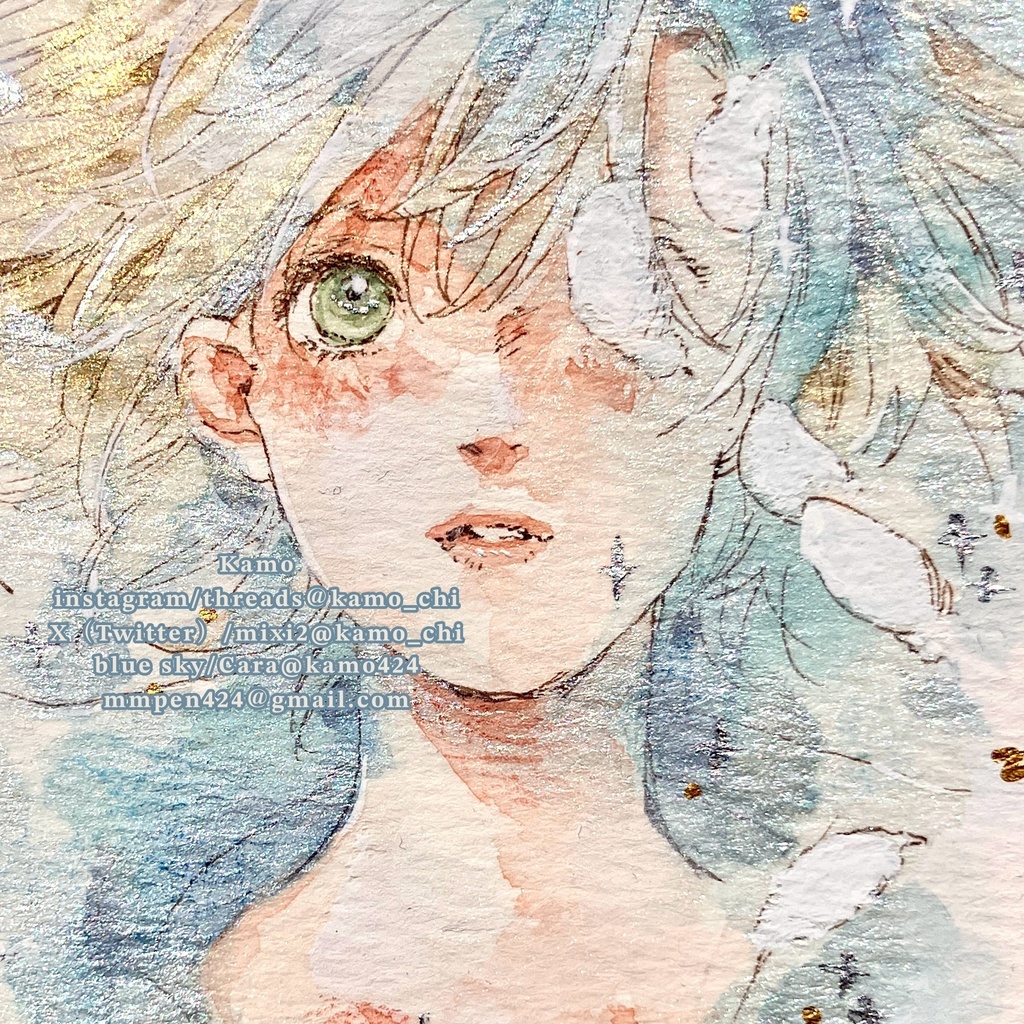 ［直径8.8cm原画］Silent Luck［フレームなし］