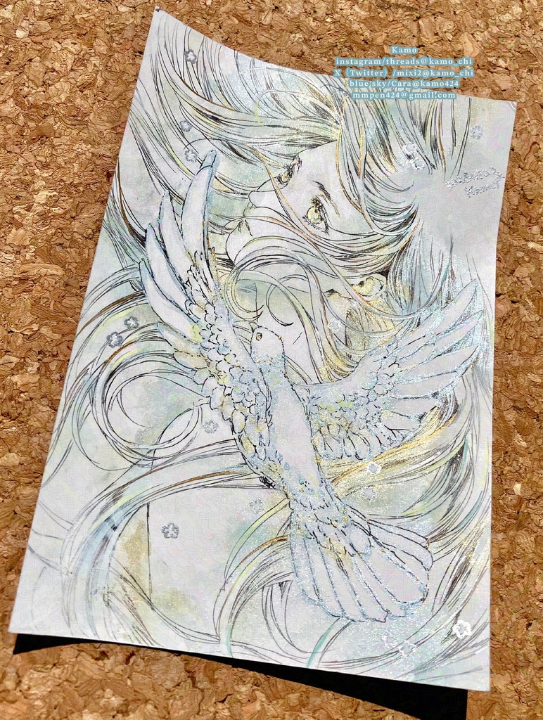 ［原画］Hope&Serendipity ［ポストカードサイズ］