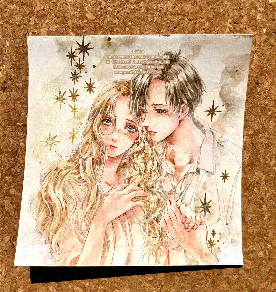 ［原画］白夜［約15cm×14.5cm］