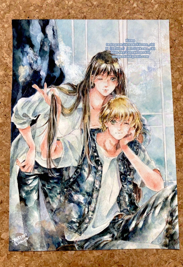 ［A5原画］開幕のあお