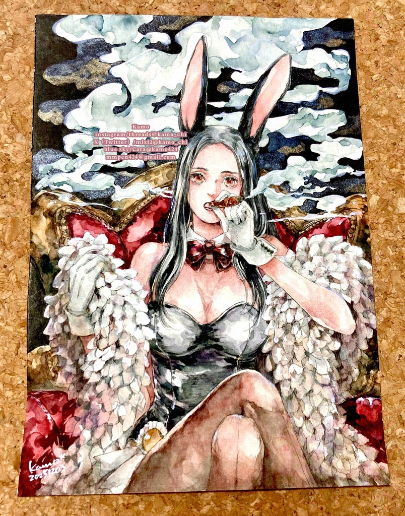 ［A5原画］Cigar Girl