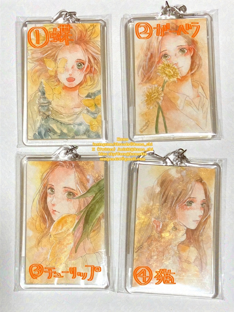 ［チェキサイズ］原画キーホルダー