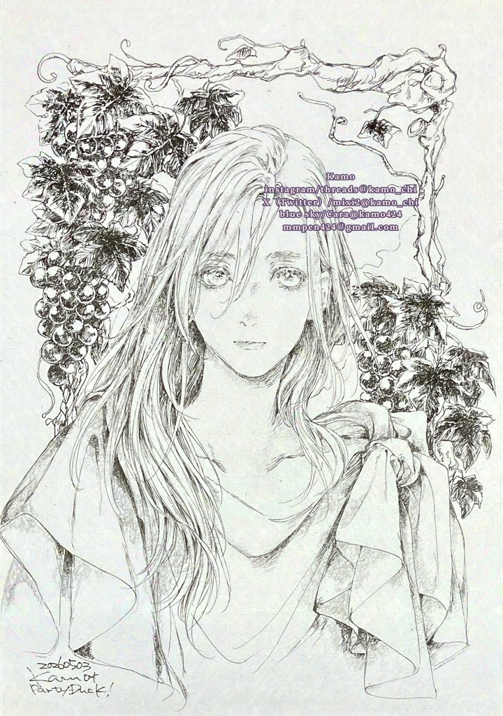［A5原画］in the vine［フレーム無］