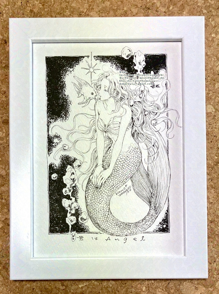 ［A5原画］君はAngel［簡易フレーム付き］