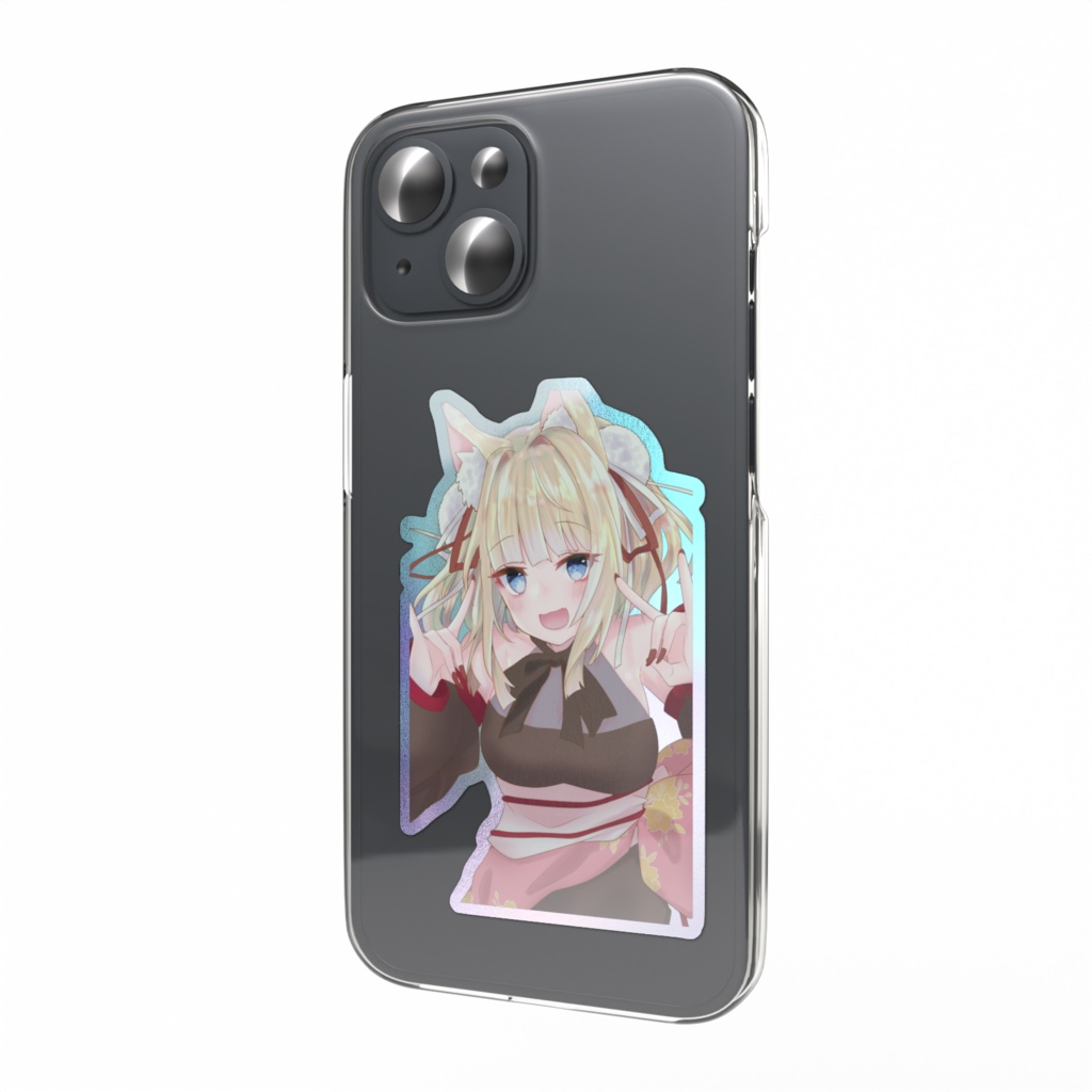 ５.紺乃いなり_オーロラステッカー　ドレス（PF版）2026/03/17~