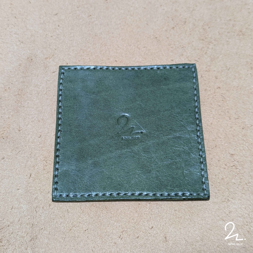 【えるちのレザクラ】シンプルコースター【2025Winter】