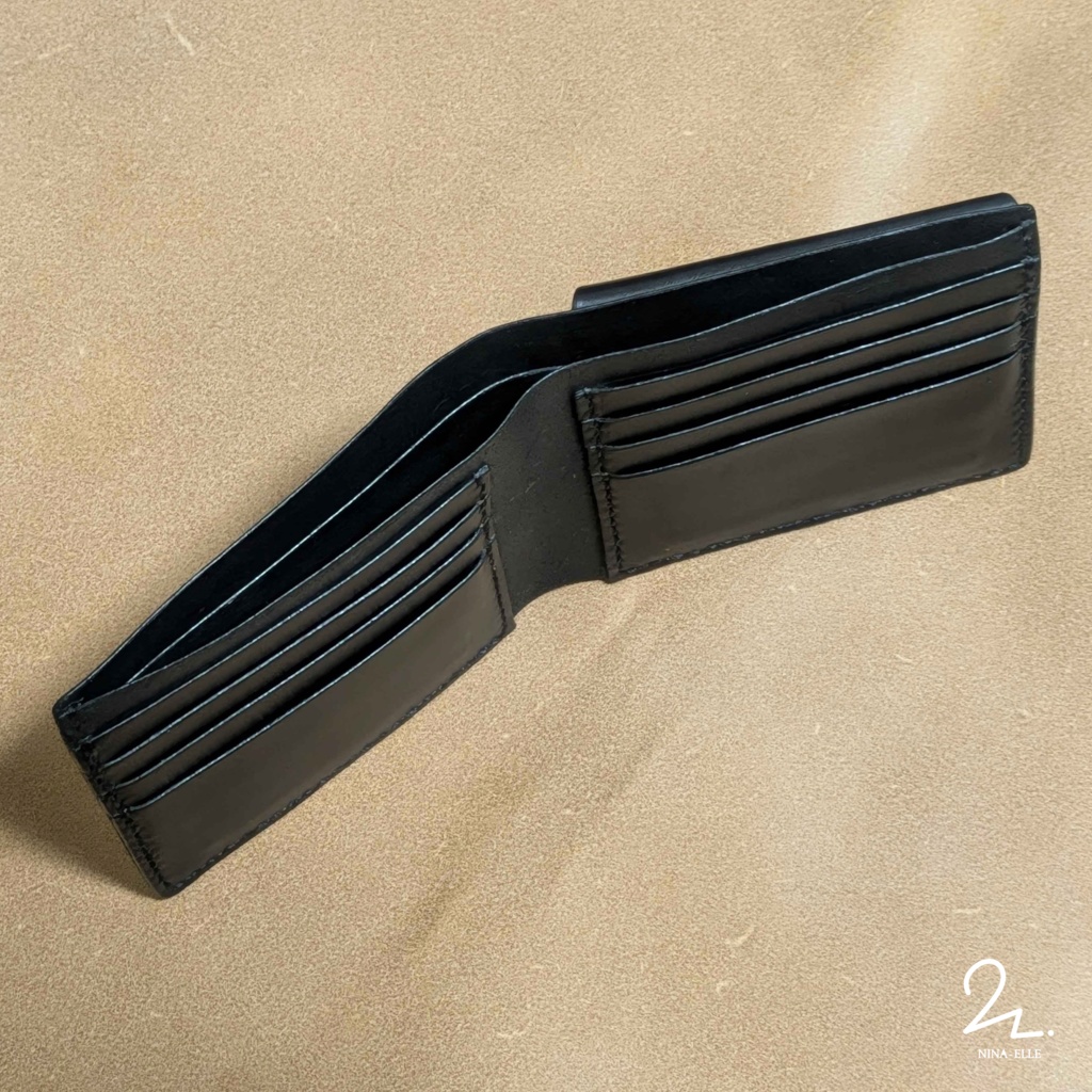 【えるちのレザクラ】二つ折り財布【2026Spring Order】