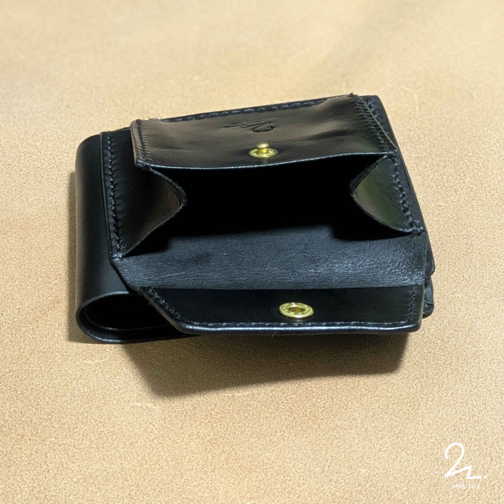 【えるちのレザクラ】二つ折り財布【2026Spring Order】