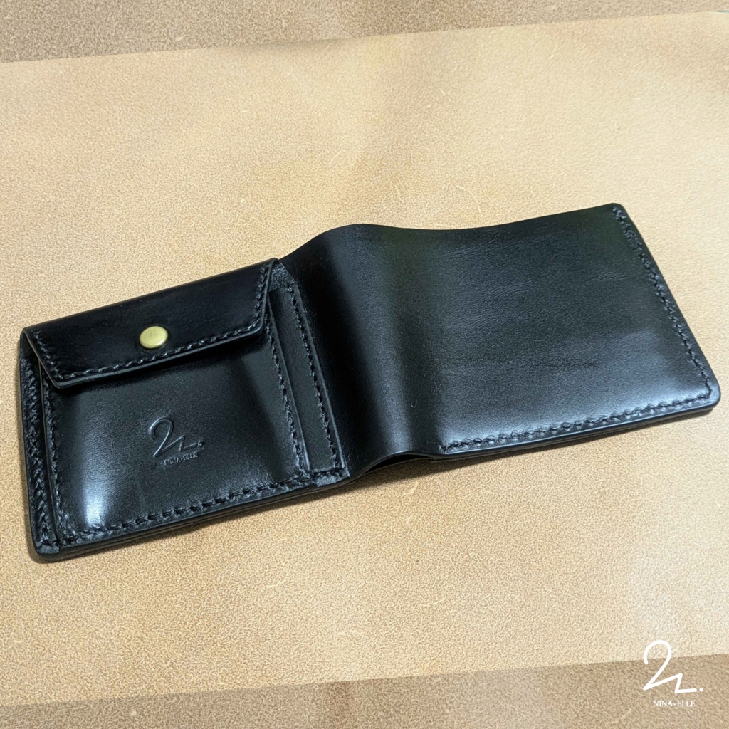 【えるちのレザクラ】二つ折り財布【2026Spring Order】