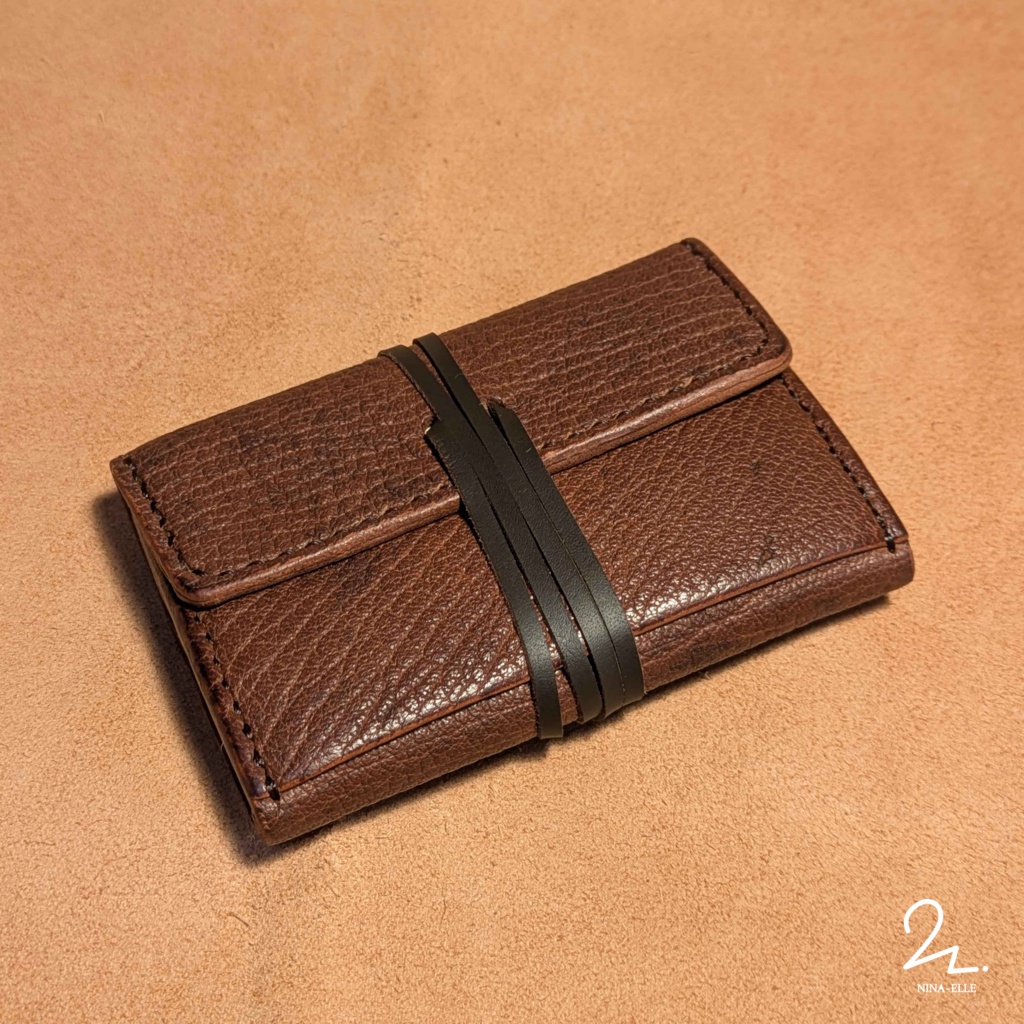 【えるちのレザクラ】冒険者のミニ財布【Wild Leather】