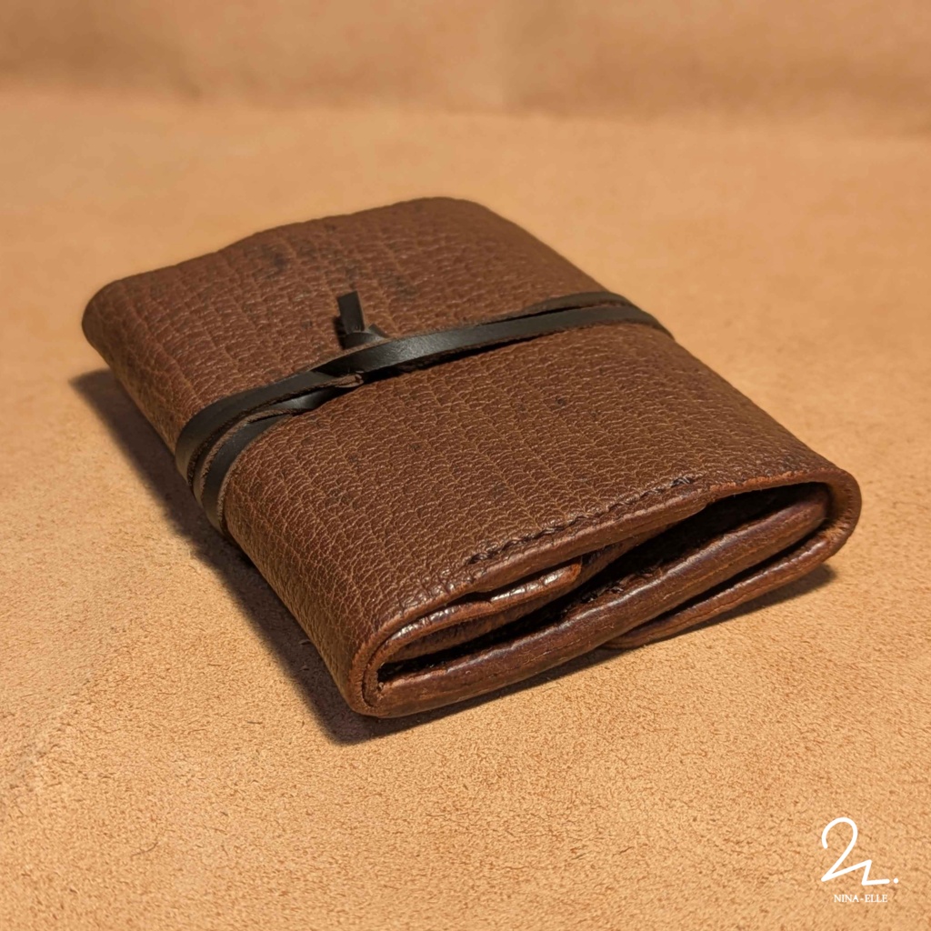 【えるちのレザクラ】冒険者のミニ財布【Wild Leather】
