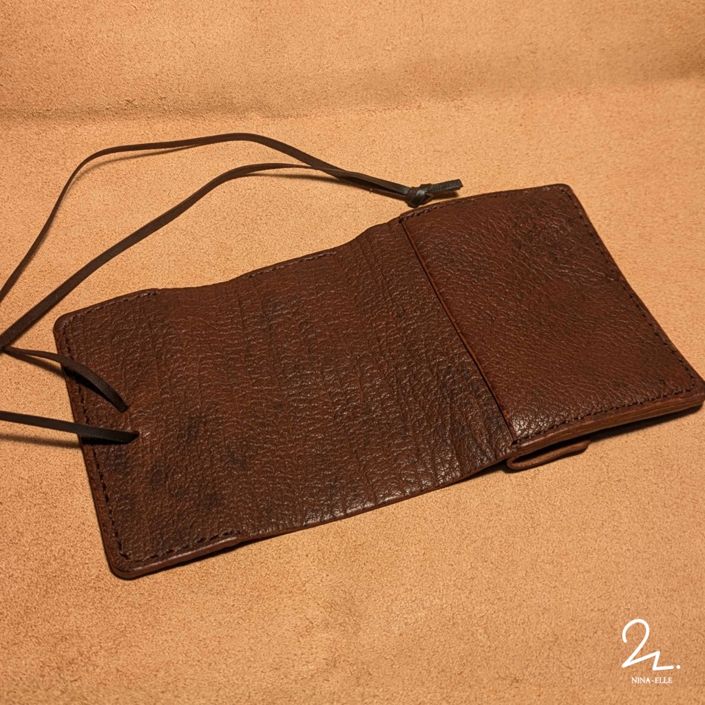 【えるちのレザクラ】冒険者のミニ財布【Wild Leather *Irregular】