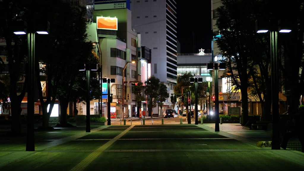 【素材】背景 写真 『夜道、交差点、歩道』 180枚【TRPG用】