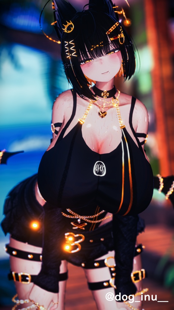 【8アバター対応】🌙Night Kitty🐈⬛