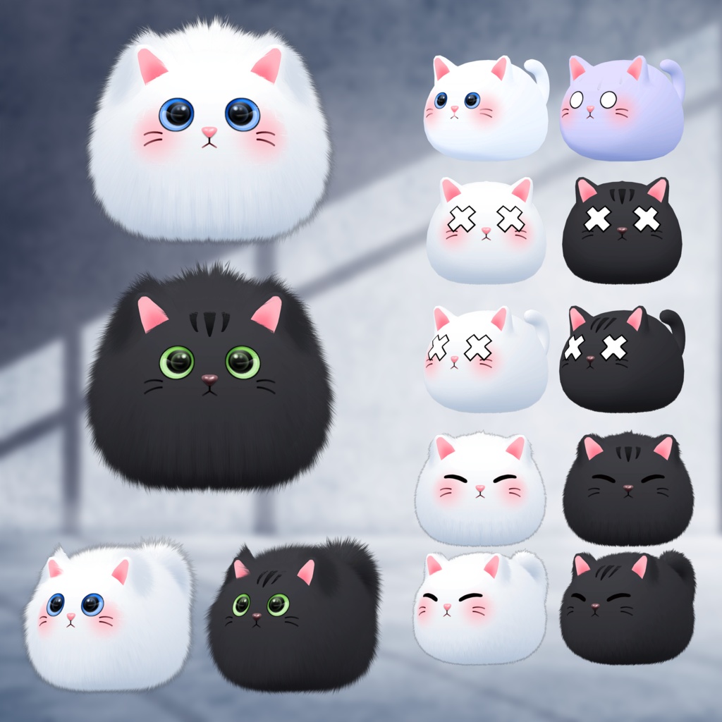 【8アバター対応】🌙Night Kitty🐈⬛