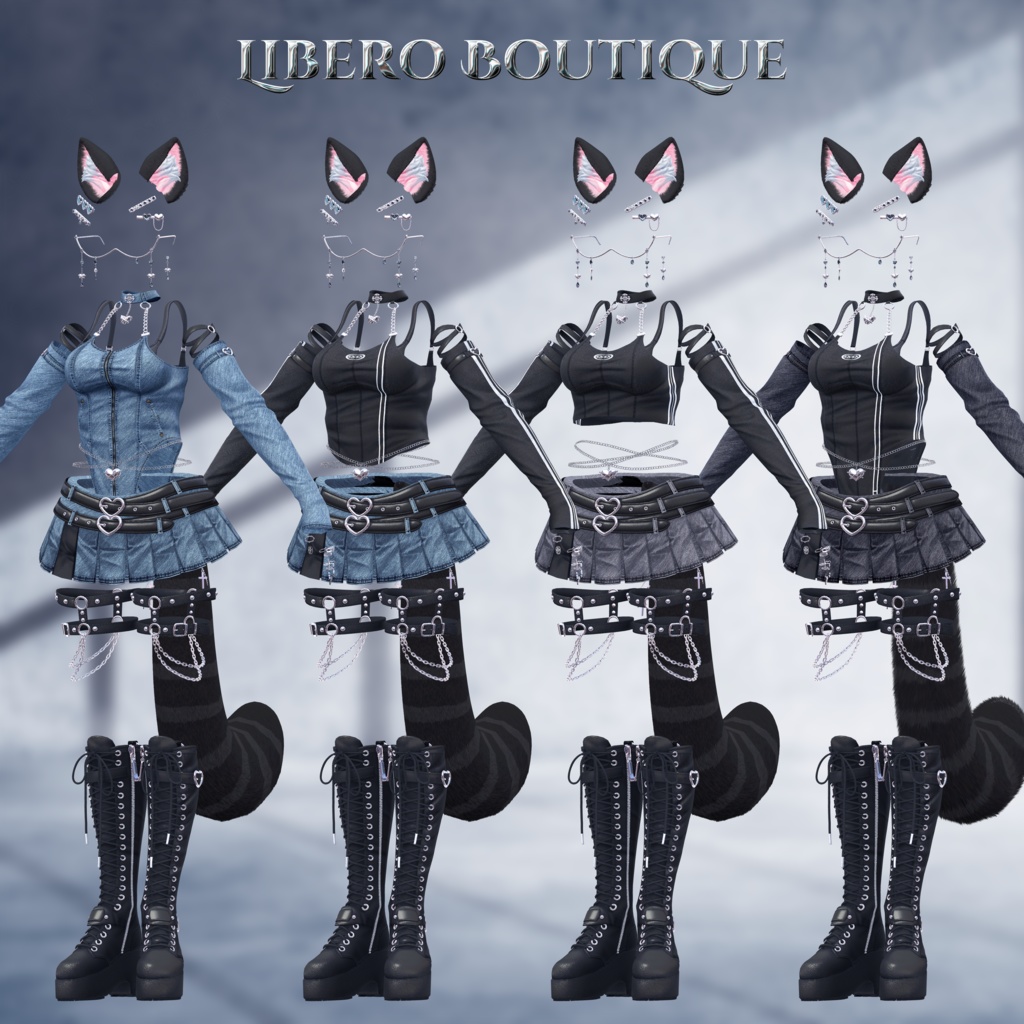 【8アバター対応】🌙Night Kitty🐈⬛