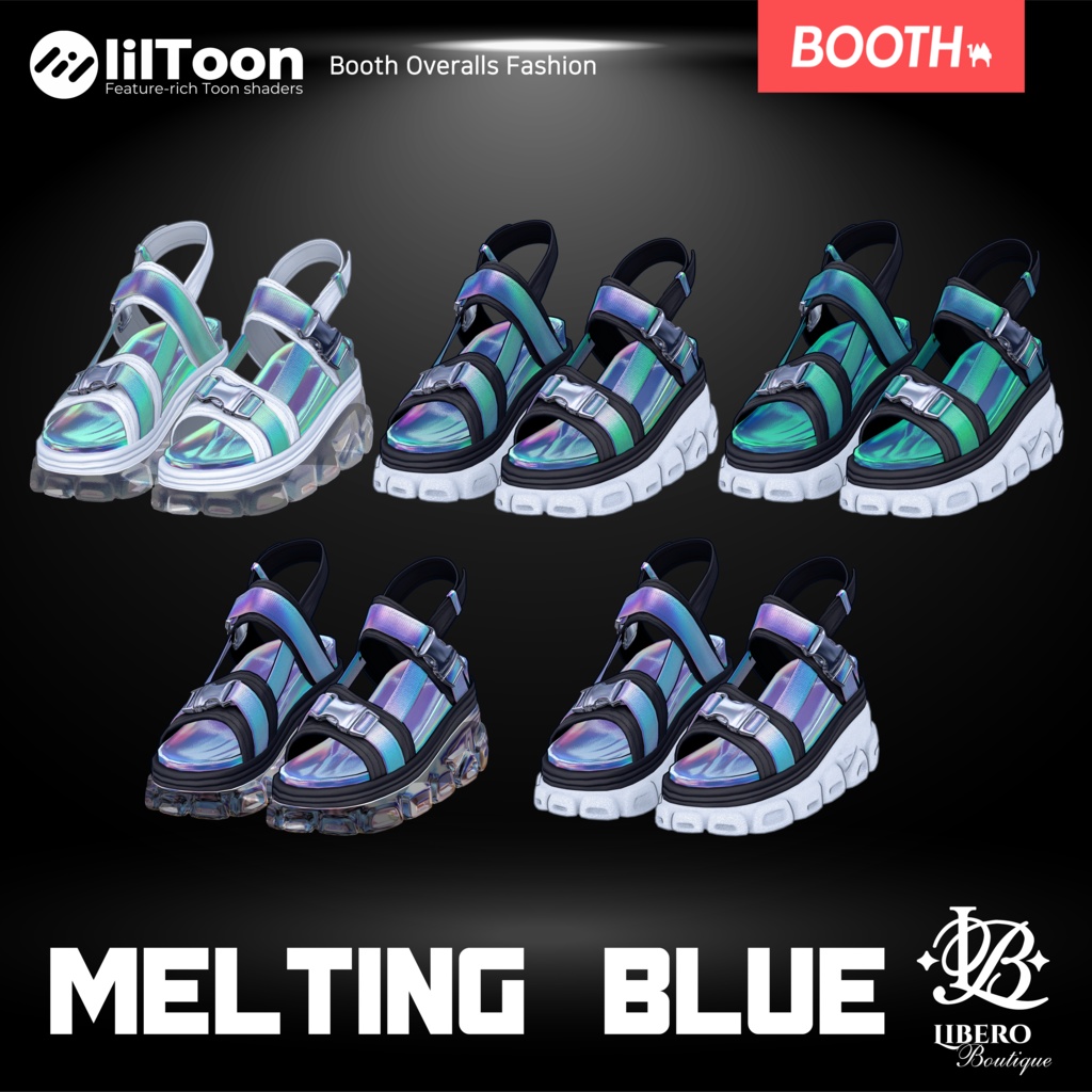 【11アバター対応】🌊Melting Blue🌻