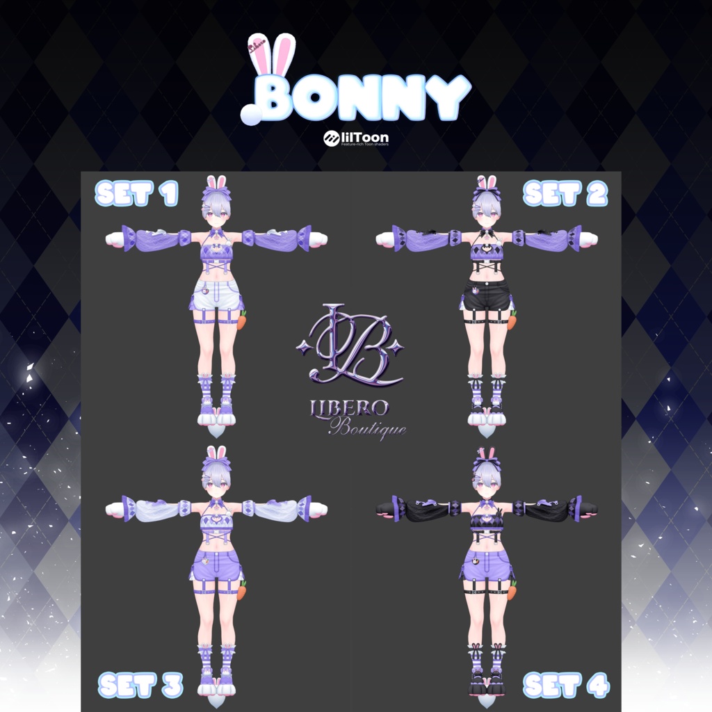 【10アバター対応】🐰BONNY🥕 #Libero_Boutique