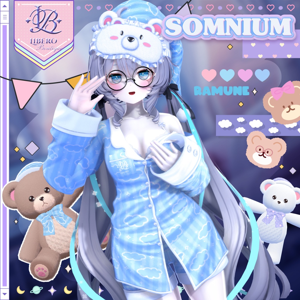 【13アバター対応】🐻SOMNiUM💤 #Libero_Boutique