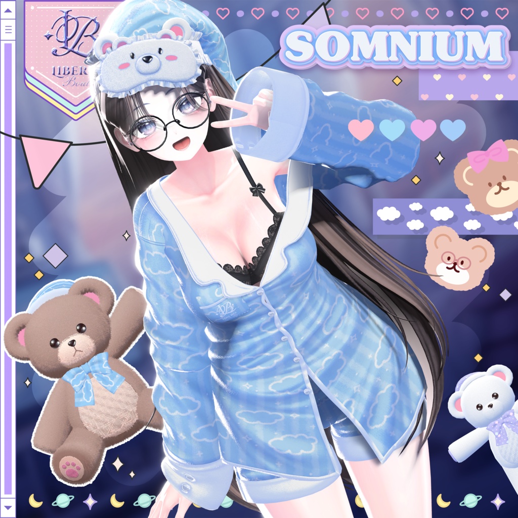 【13アバター対応】🐻SOMNiUM💤 #Libero_Boutique