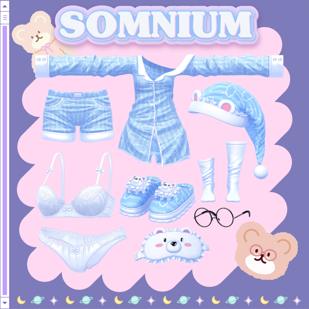 【13アバター対応】🐻SOMNiUM💤 #Libero_Boutique
