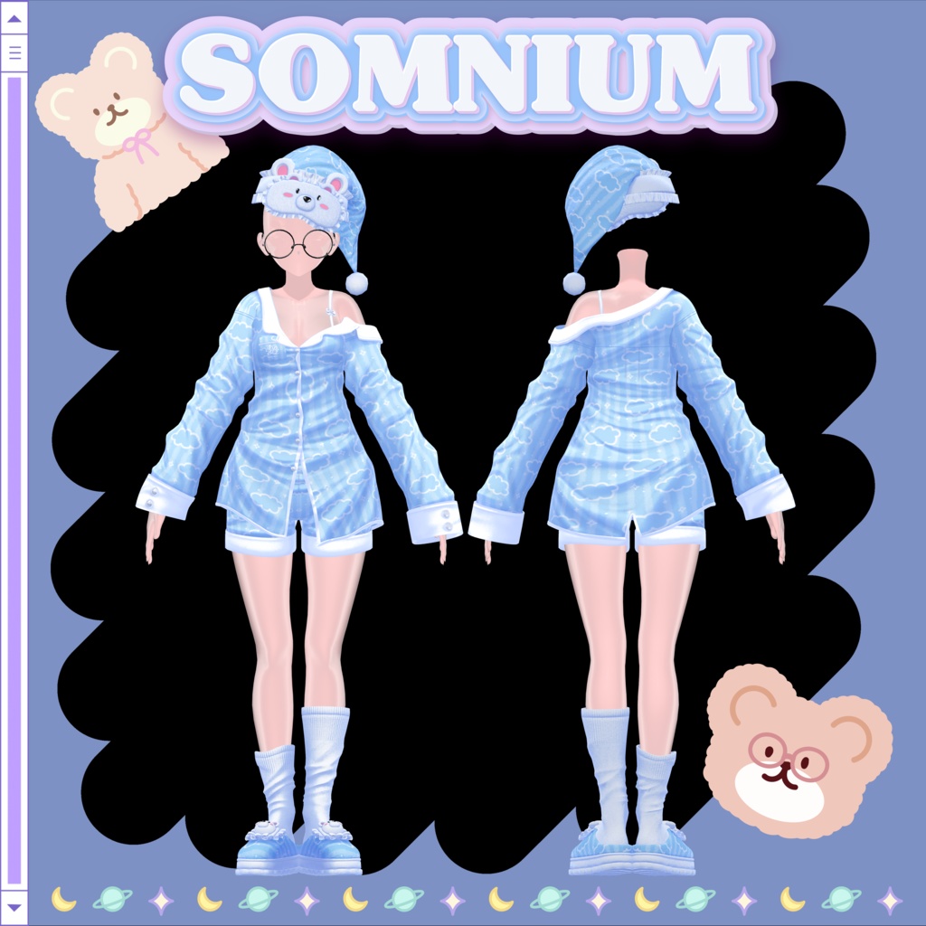 【13アバター対応】🐻SOMNiUM💤 #Libero_Boutique