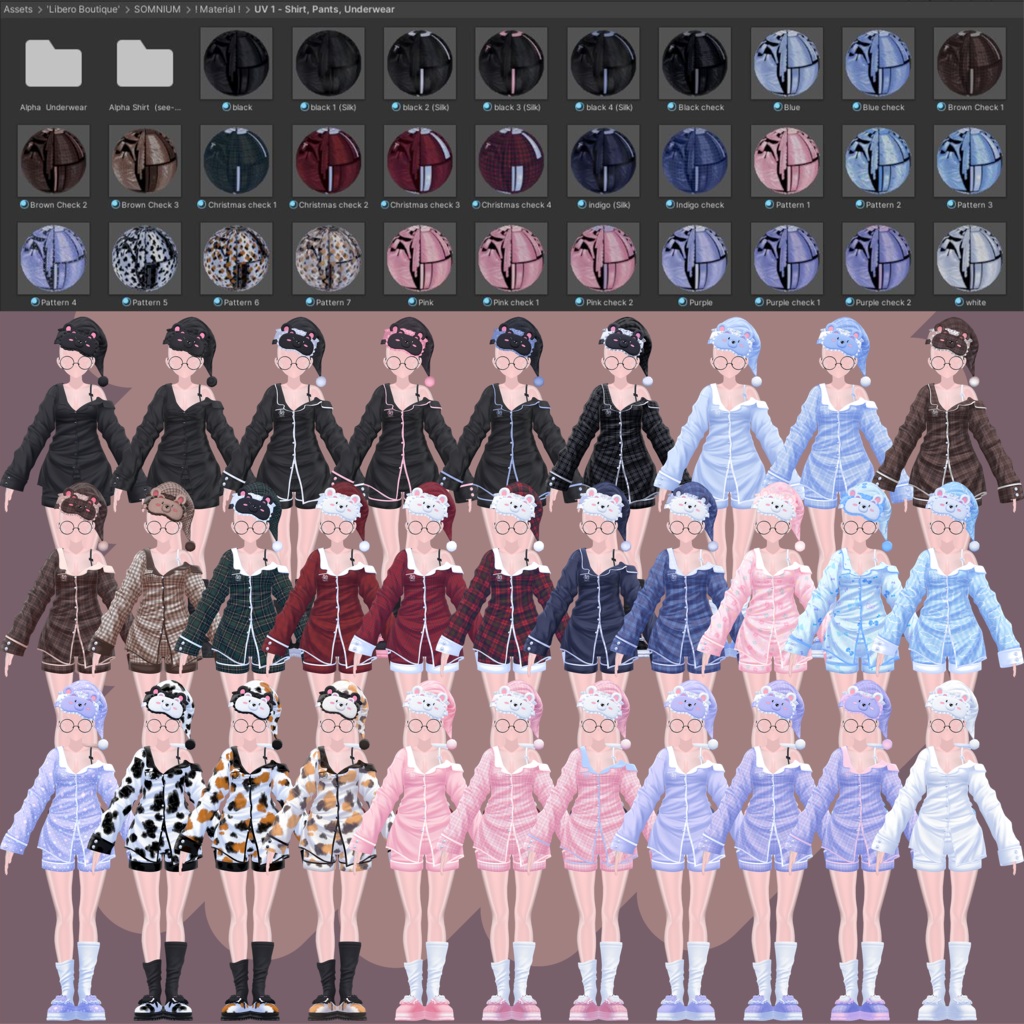 【13アバター対応】🐻SOMNiUM💤 #Libero_Boutique