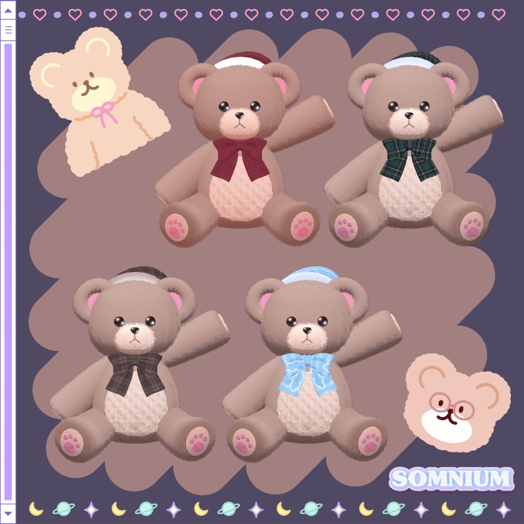 【13アバター対応】🐻SOMNiUM💤 #Libero_Boutique