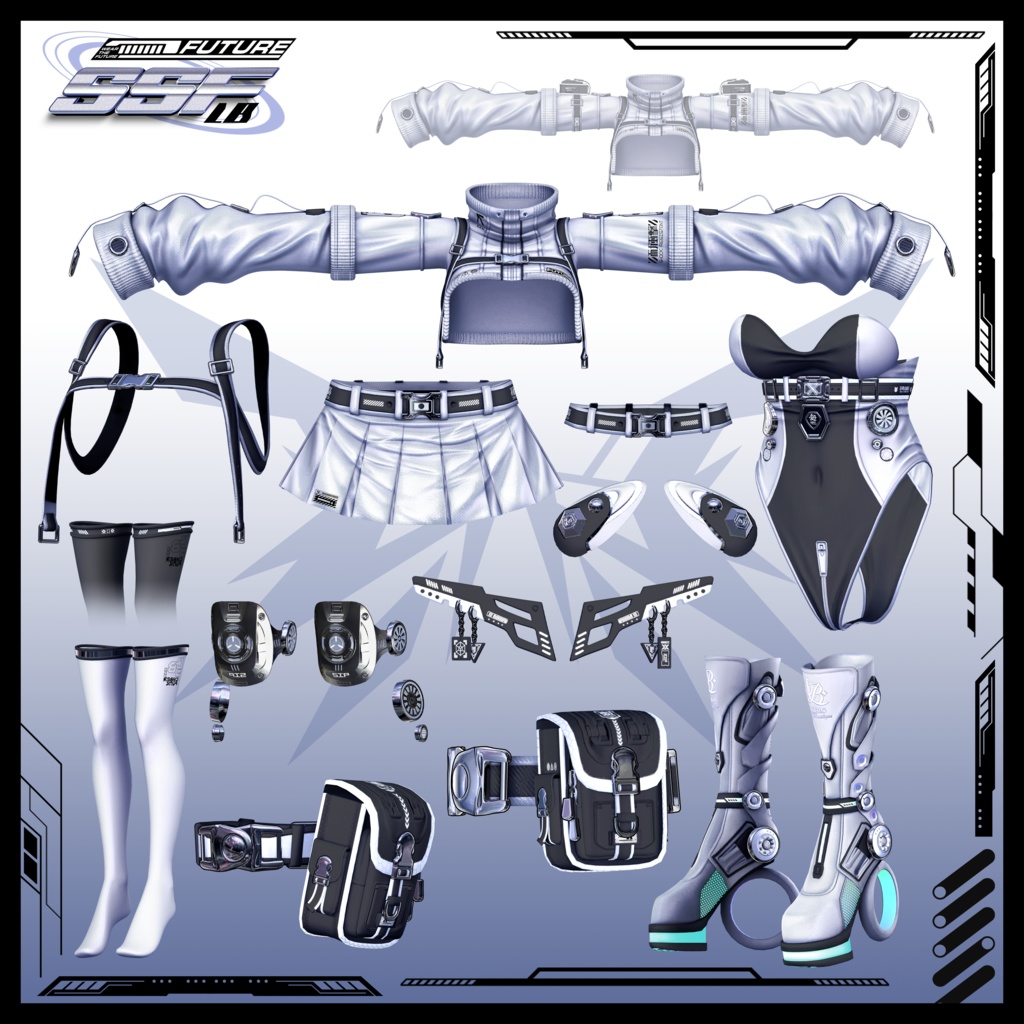 【16アバター対応】⚙️Steel Snowflake『SSF』❄️ #Libero_Boutique