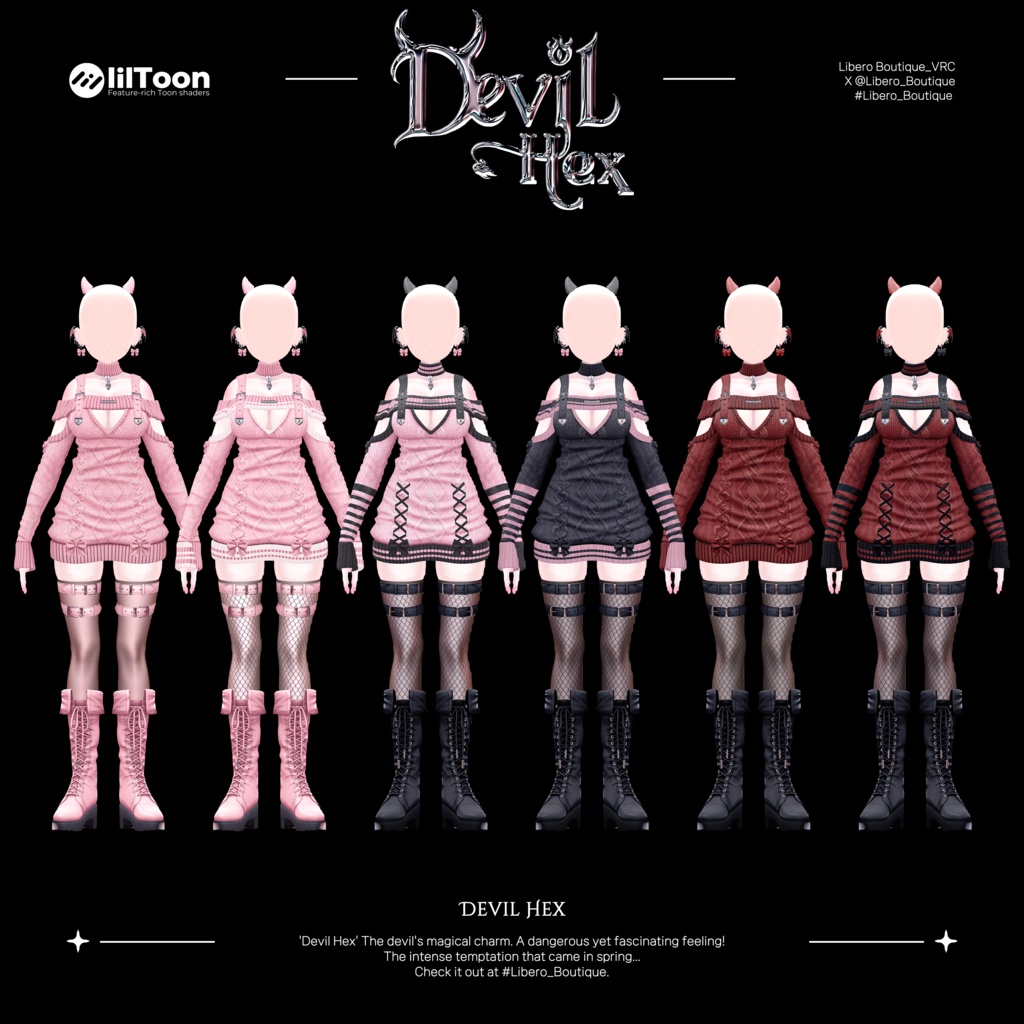 【13アバター対応】😈Devil Hex🖤 #Libero_Boutique