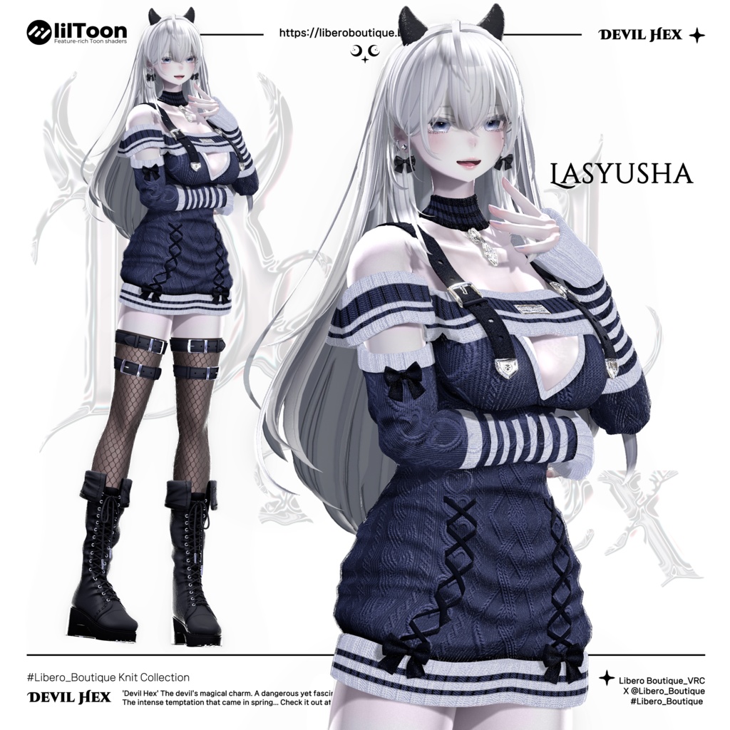 【13アバター対応】😈Devil Hex🖤 #Libero_Boutique