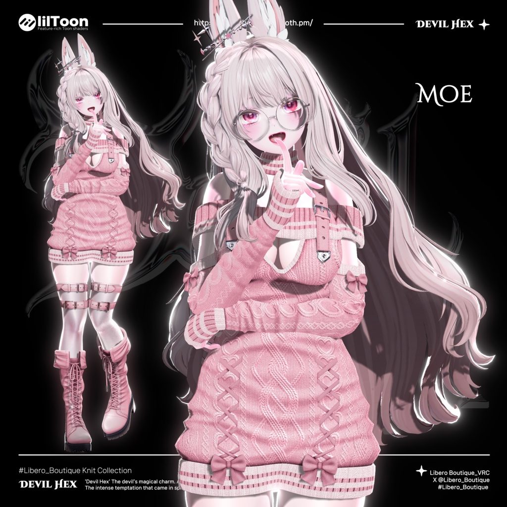【13アバター対応】😈Devil Hex🖤 #Libero_Boutique