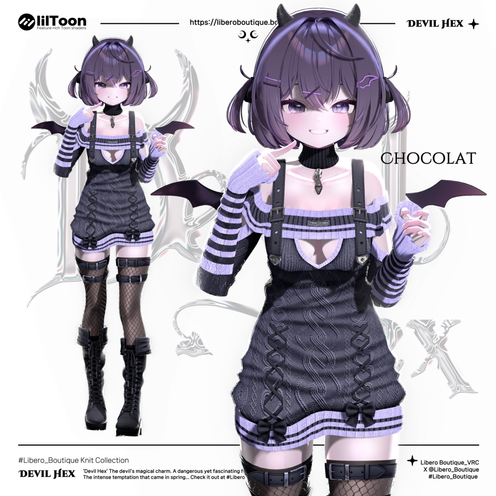 【13アバター対応】😈Devil Hex🖤 #Libero_Boutique