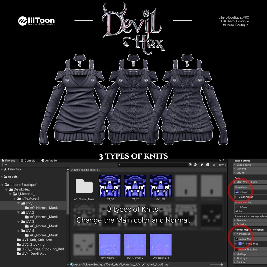 【13アバター対応】😈Devil Hex🖤 #Libero_Boutique