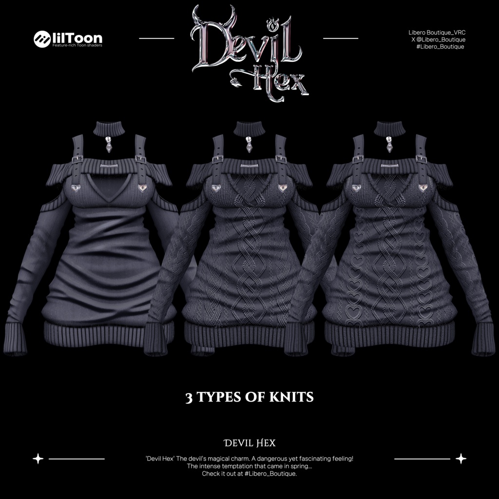 【13アバター対応】😈Devil Hex🖤 #Libero_Boutique