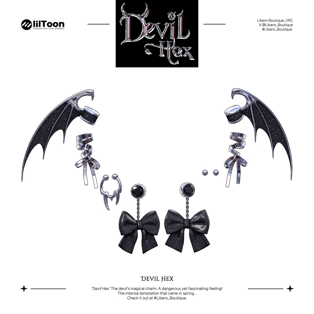 【13アバター対応】😈Devil Hex🖤 #Libero_Boutique