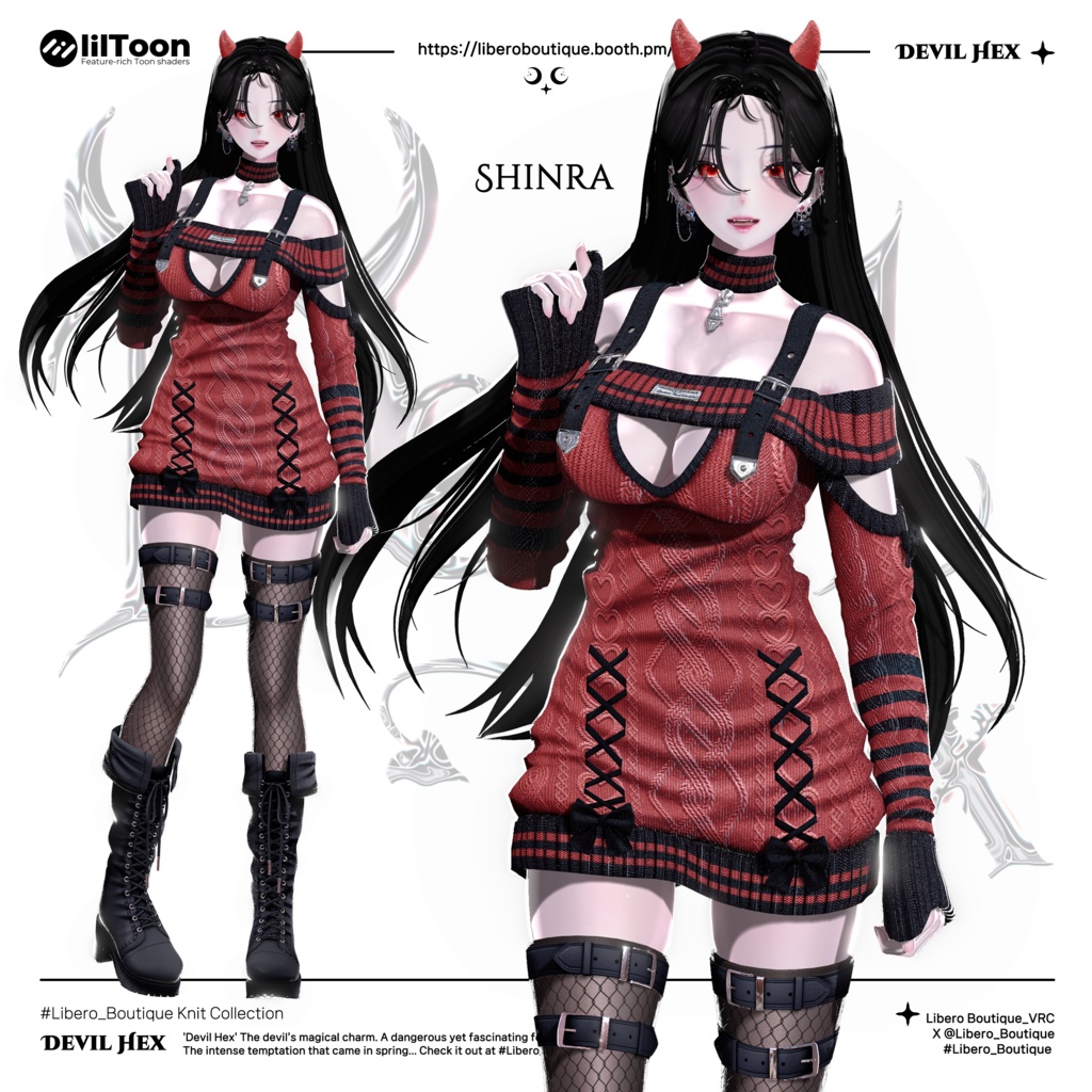 【13アバター対応】😈Devil Hex🖤 #Libero_Boutique