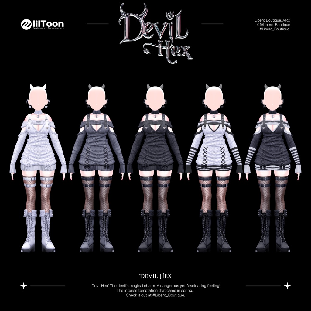 【13アバター対応】😈Devil Hex🖤 #Libero_Boutique