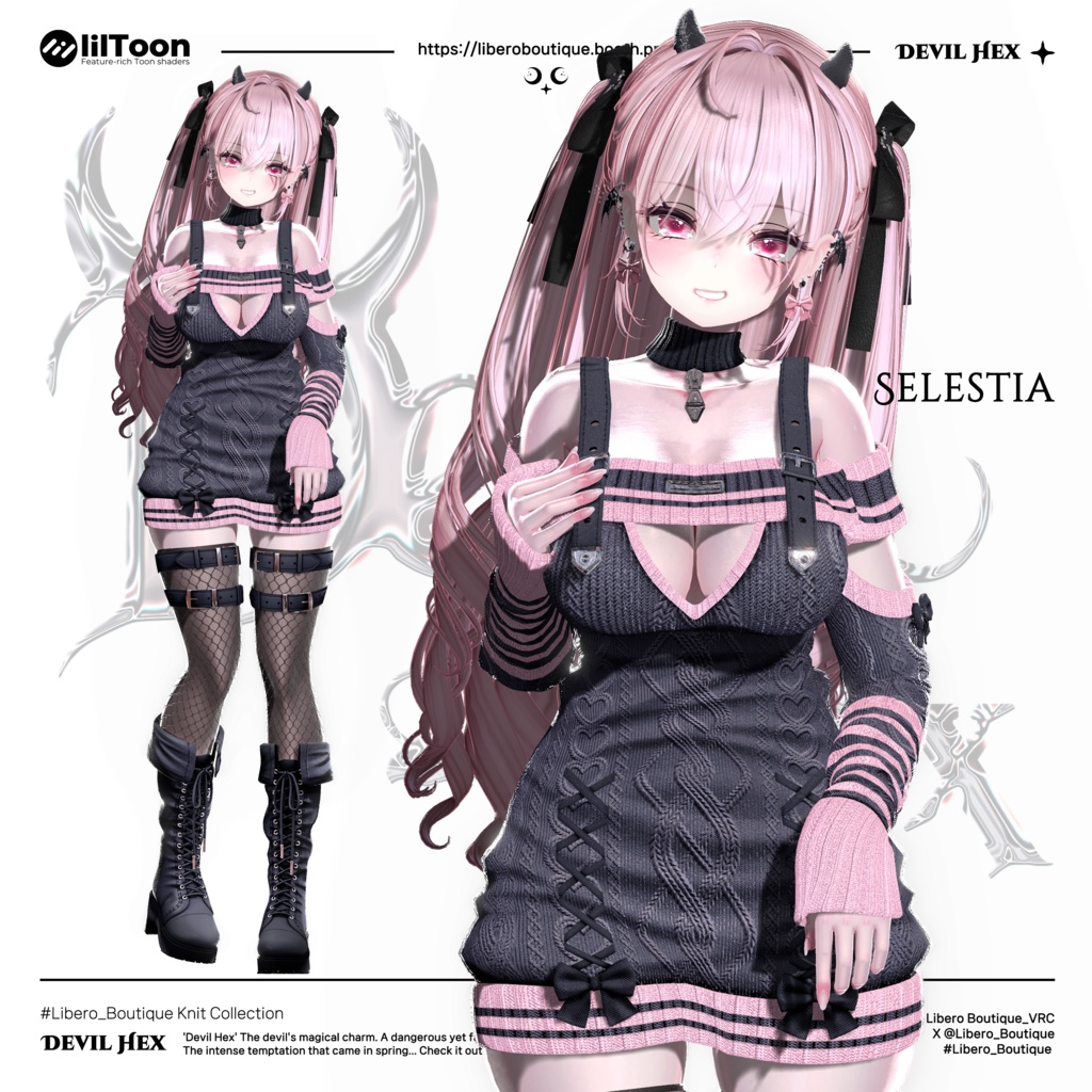 【13アバター対応】😈Devil Hex🖤 #Libero_Boutique