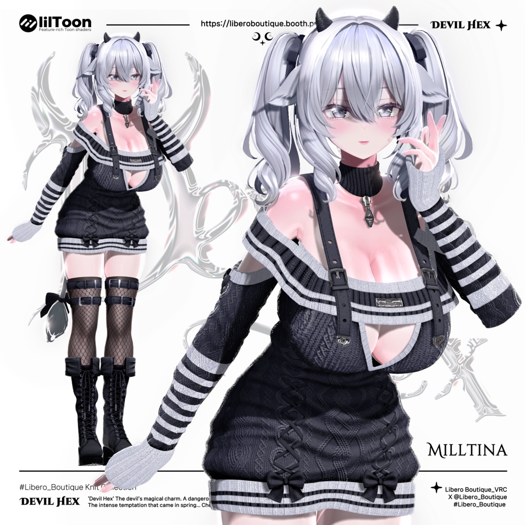 【13アバター対応】😈Devil Hex🖤 #Libero_Boutique