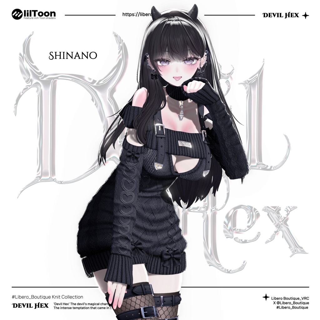 【13アバター対応】😈Devil Hex🖤 #Libero_Boutique